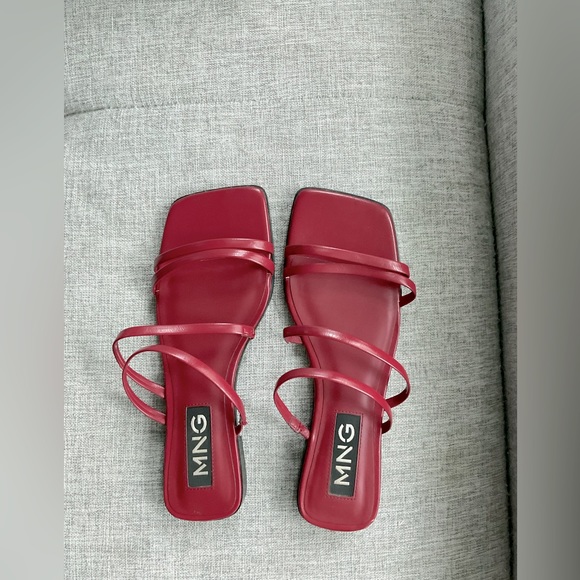 MANGO red sandals 6 size - Picture 1 of 1